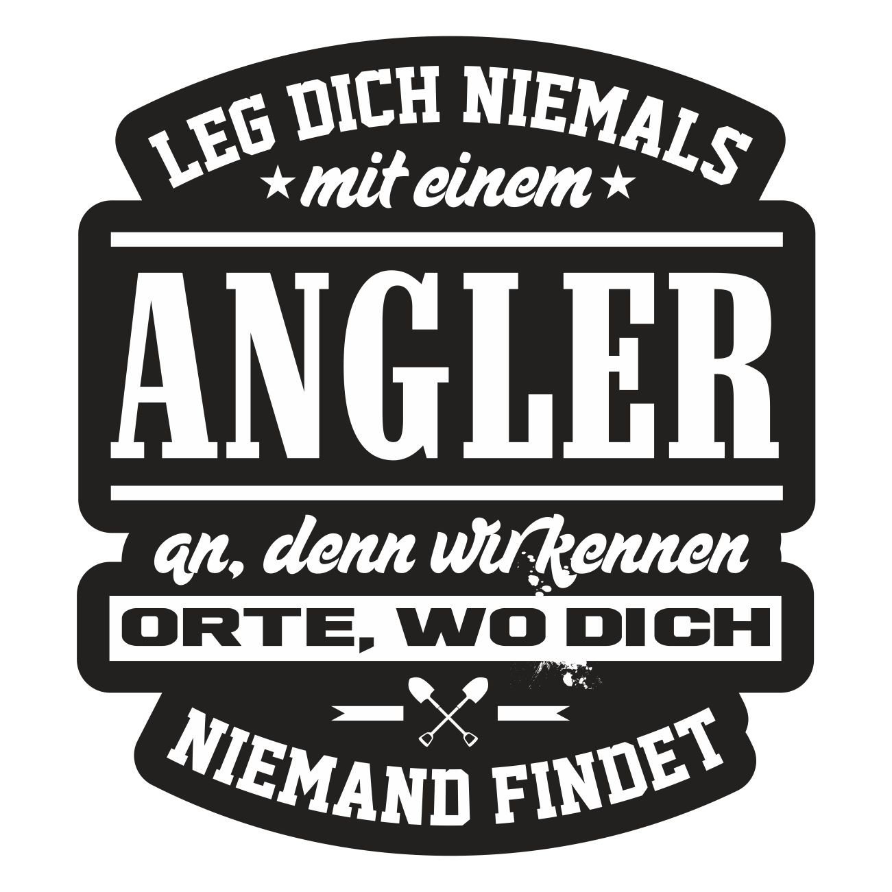 Aufkleber Wetterfest Angler 10 oder 40cm Fischen Angeln hochsee Geschenk Hobby Aufkleber Wetterfest Angler 10 oder 40cm Fischen Angeln hochsee Geschenk Hobby von Spaß Kostet