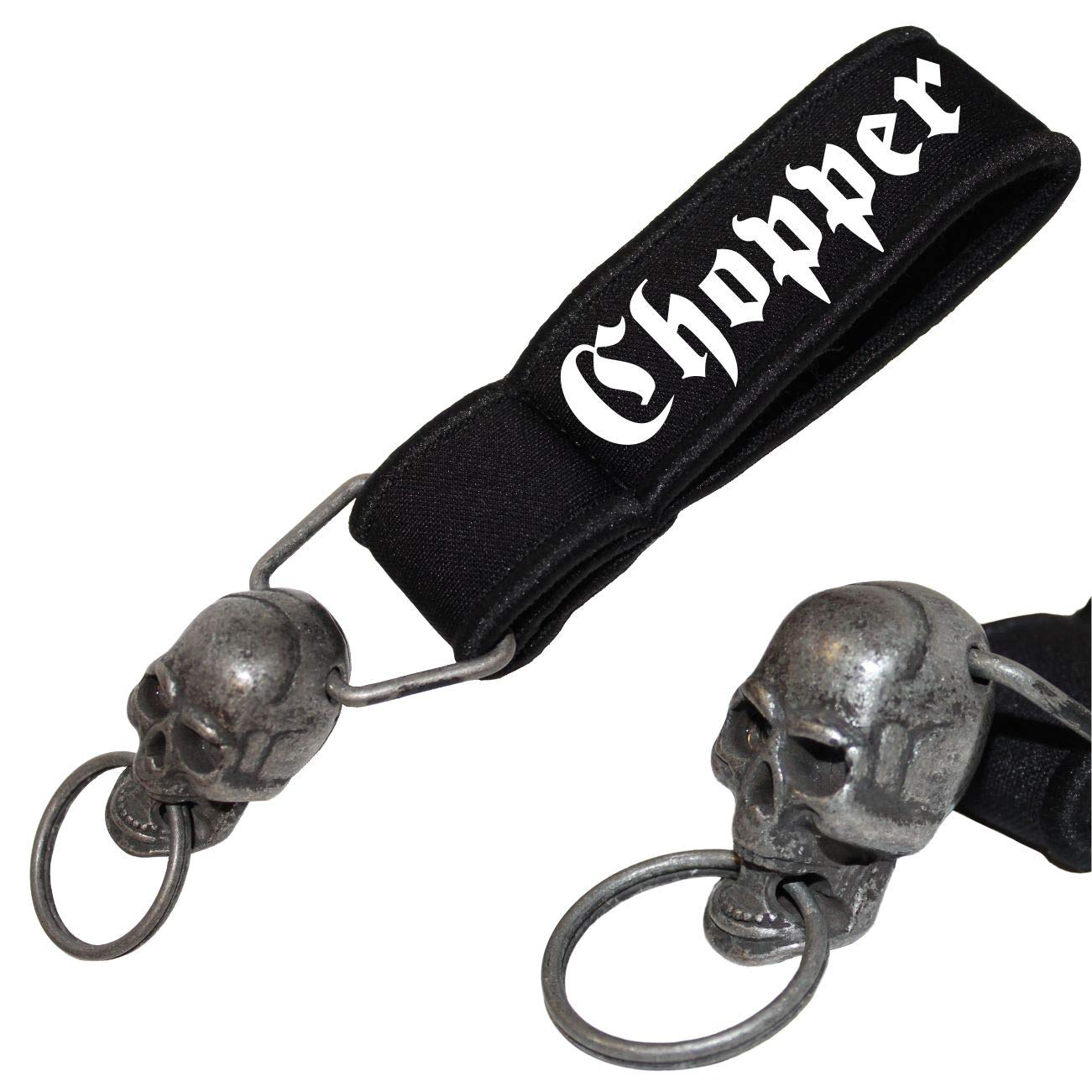 Schwerer Totenkopf Schlüsselanhänger Chopper Schwerer Totenkopf Schlüsselanhänger Chopper von Spaß Kostet