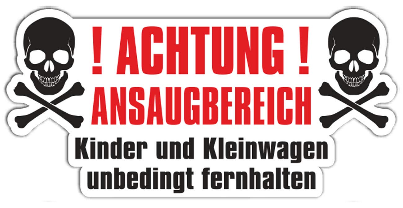 Spaß Kostet Wetterfester Aufkleber Achtung Ansaugbereich 12 oder 70cm Tuning car Auto Spaß Kostet Wetterfester Aufkleber Achtung Ansaugbereich 12 oder 70cm Tuning car Auto von Spaß Kostet