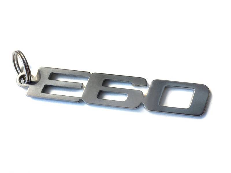 Special Parts E60 Schlüsselanhänger Emblem aus Edelstahl hochwertig, Silber, Grau, Unisex-Erwachsene, Fahrzeugbesitzer von Special Parts