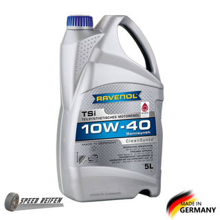 Ravenol TSI SAE 10W-40 Hochleistungs-Leichtlauf Motoröl Motorenöl 5L Liter von Speed-Reifen