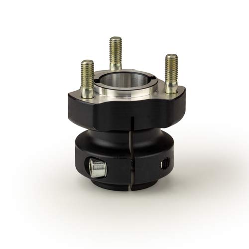 Speed Kart-Radstern hinten - geeignet für 30 mm Achse - schwarz, Sechskant-Außensechskant, Legierter Stahl, Radstern, Schwarz von Speed