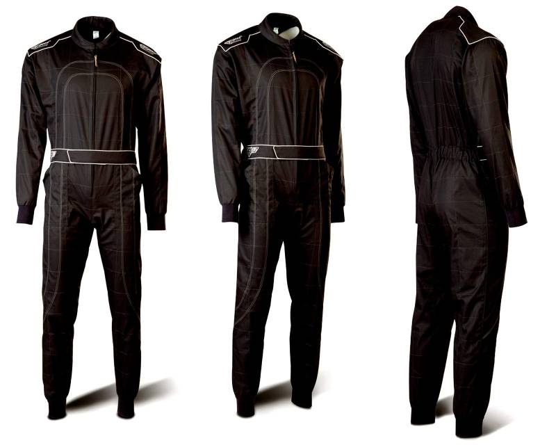 Speed Kartoverall Schwarz - Aktuelles Modell - Karting Suit (XS) von Speed