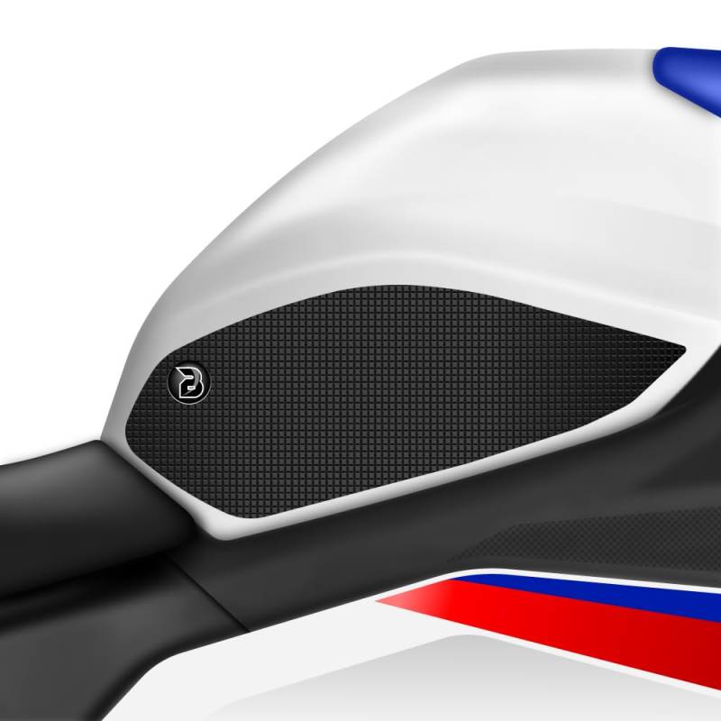 BLOQ motorrad Traktion Tank Griff Pads kompatibel mit BMW S1000R (2021-) Tacky Grip - Schwarz von Speedo Angels