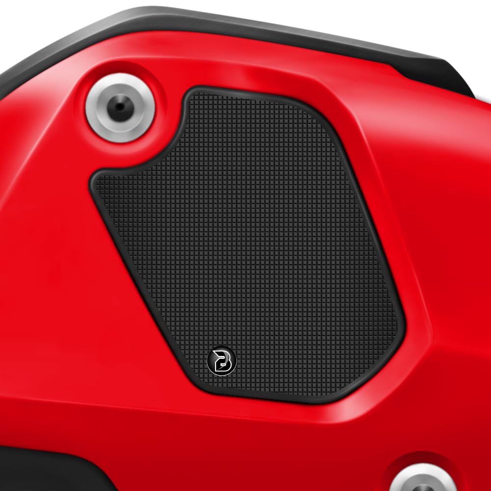 BLOQ motorrad Traktion Tank Griff Pads kompatibel mit HONDA MSX125 GROM (2021-2023) Tacky Grip - Schwarz von Speedo Angels
