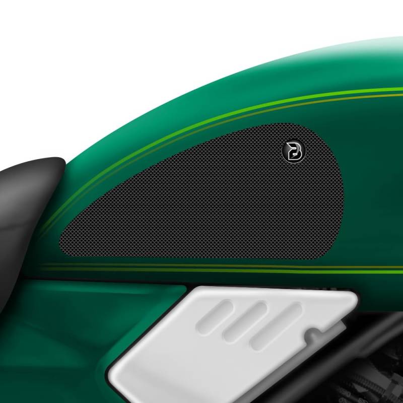 BLOQ motorrad Traktion Tank Griff Pads kompatibel mit KAWASAKI Z650RS (2021-) PREMIUM von Speedo Angels