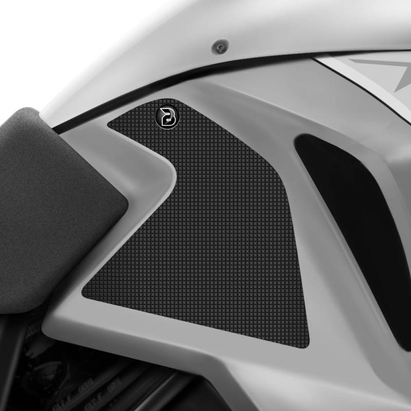 BLOQ motorrad Traktion Tank Griff Pads kompatibel mit KTM 1290 SUPER ADVENTURE R S T (2017-2020) Tacky Grip - Schwarz von Speedo Angels