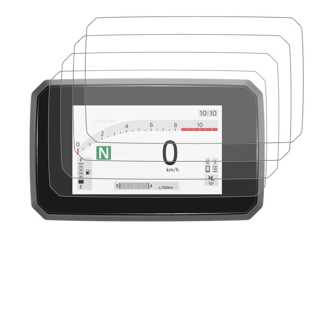 GlareStop Displayschutzfolie kompatibel mit HONDA FORZA 750 (2025-) 4 x Entspiegelt von Speedo Angels