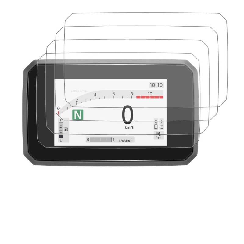 GlareStop Displayschutzfolie kompatibel mit HONDA FORZA 750 (2025-) 4 x Entspiegelt von Speedo Angels