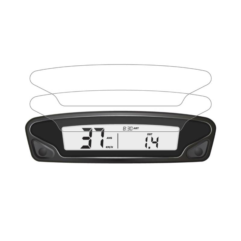 GlareStop Displayschutzfolie kompatibel mit HUSQVARNA TE 300i (2019-) 2 x Entspiegelt von Speedo Angels