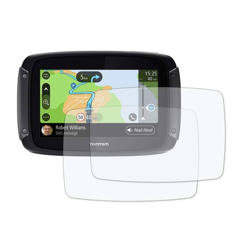 Speedo Angels Armaturenbrett Tacho Displayschutzfolie for TOMTOM RIDER 500/550 2 x Entspiegelt von Speedo Angels