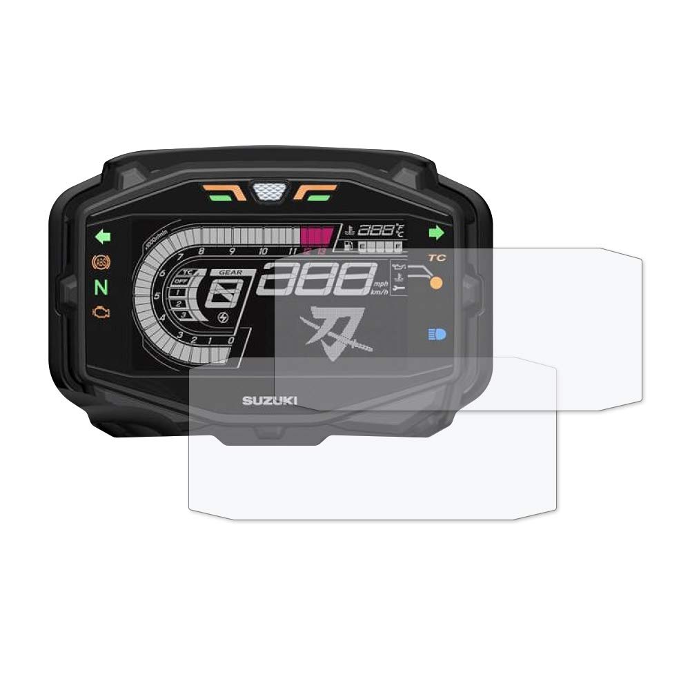 Speedo Angels Dashboard Displayschutzfolie Tachoschutzfolie für Katana (2019+) 2 x Entspiegelt von Speedo Angels