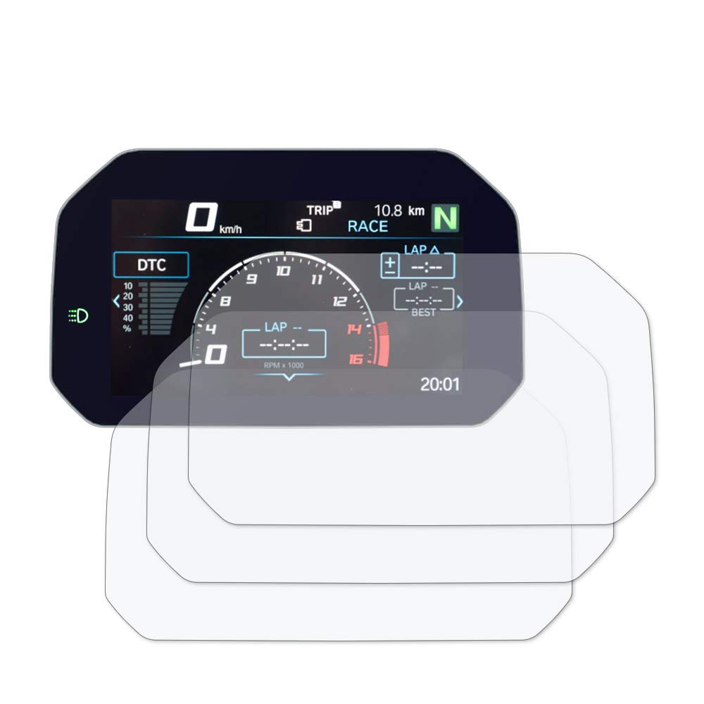 Speedo Angels Dashboard Displayschutzfolie Tachoschutzfolie für R1250R/RS (2019+) 3 x Entspiegelt von Speedo Angels