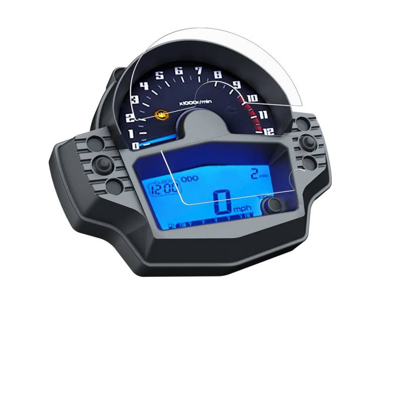 Speedo Angels Dashboard Displayschutzfolie Tachoschutzfolie für Vulcan S (2015+) 2 x Ultra Klar von Speedo Angels
