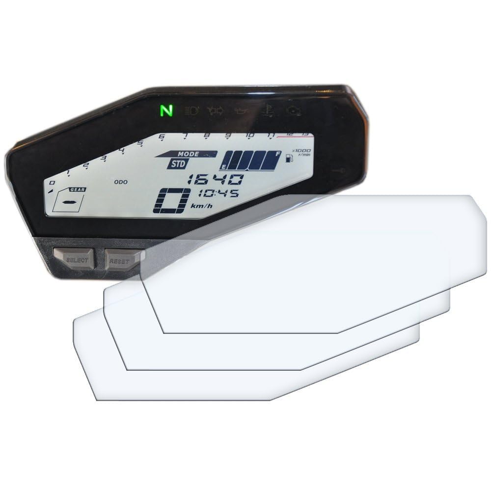 Speedo Angels Displayschutzfolie Tachoschutzfolie Screen Protector kompatibel mit YAMAHA MT-09 / FZ-09 - Packung mit 3 Stück Ultra-Clear Speedo Angels Displayschutzfolie Tachoschutzfolie Screen Protector kompatibel mit YAMAHA MT-09 / FZ-09 - Packung mit 3 Stück Ultra-Clear von Speedo Angels