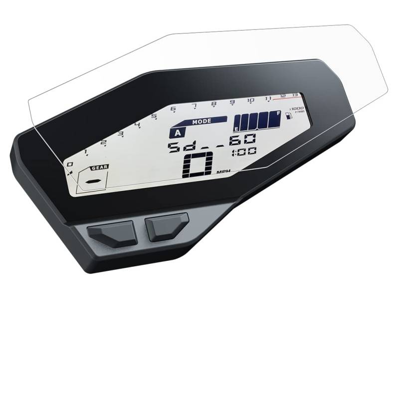 Speedo Angels Nano Glass Displayschutz Kompatibel mit YAMAHA MT-09 / FZ-09 (SP) (2014+) von Speedo Angels