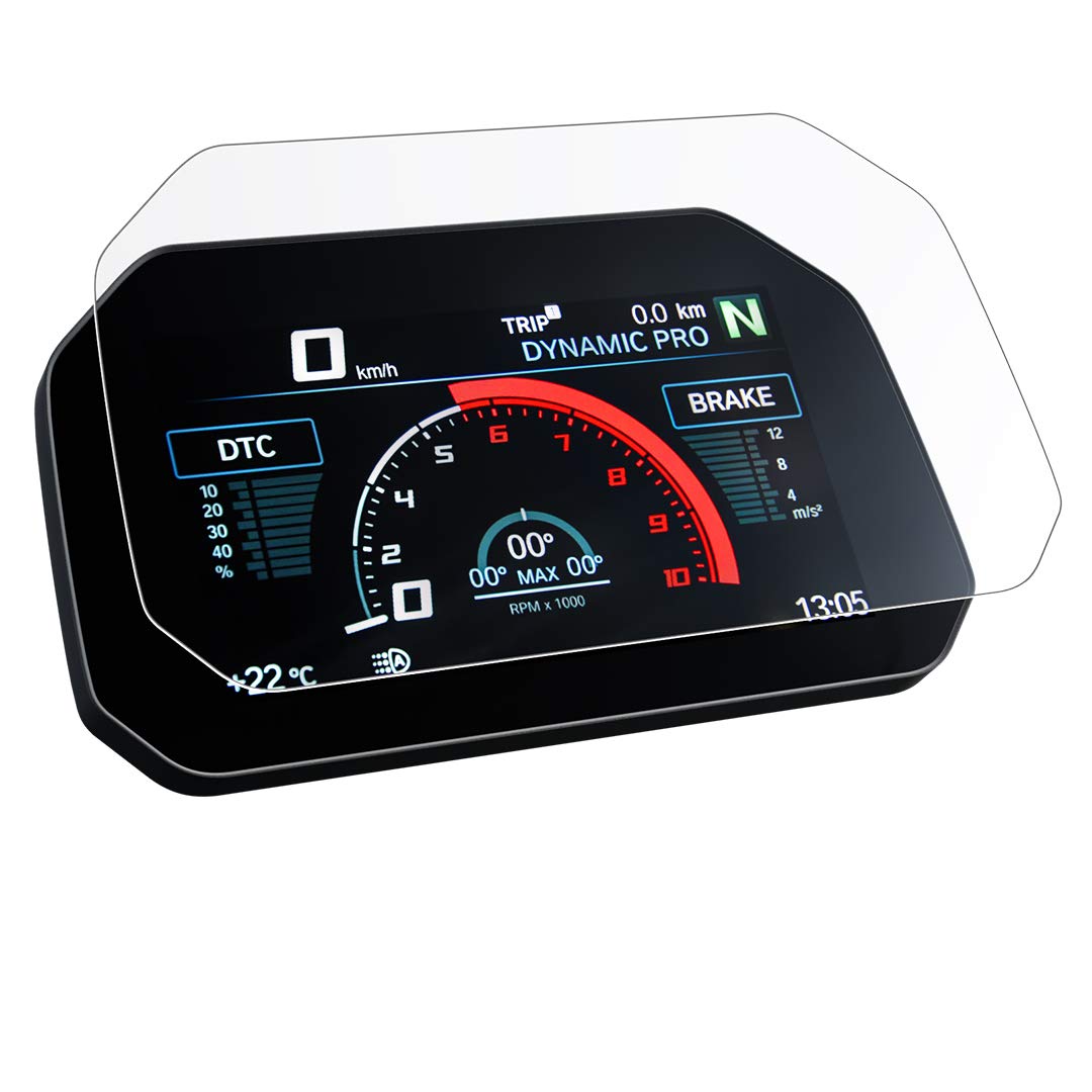 Speedo Angels SABM1TGAG Connectivity Tempered Glass Dashboard Displayschutzfolie für BMW C 400 GT (2019+), 1 x Anti-Glare von Speedo Angels