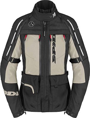Spidi 4 Season V3, Textiljacke H2Out Damen - Hellbraun/Schwarz - L von Spidi