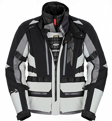 Spidi Allroad, Textiljacke H2Out - Hellgrau/Grau - L von Spidi