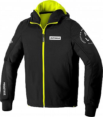 Spidi Armor Evo, Kapuzenjacke - Schwarz/Neon Gelb - XL von Spidi