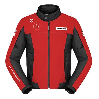 Spidi Corsa Tex, Textiljacke - Rot/Schwarz - XL von Spidi