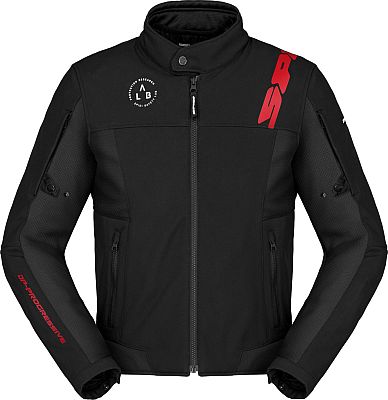 Spidi Corsa Tex, Textiljacke - Schwarz/Rot - M von Spidi