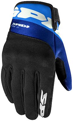 Spidi Flash-KP, Handschuhe - Schwarz/Blau - 3XL von Spidi