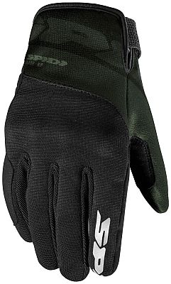Spidi Flash-KP, Handschuhe - Schwarz/Dunkelgrün - XL von Spidi