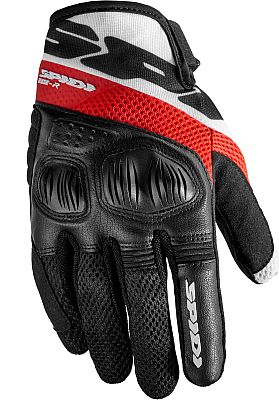 Spidi Flash-R Evo, Handschuhe Damen - Schwarz/Weiß/Rot - XL von Spidi