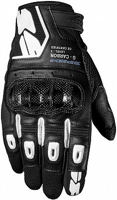 Spidi G-Carbon, Handschuhe - Schwarz/Weiß - XL von Spidi