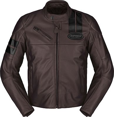 Spidi Roar, Lederjacke - Dunkelrot/Schwarz - 58 von Spidi