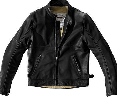 Spidi Rock, Lederjacke - Schwarz - 46 von Spidi