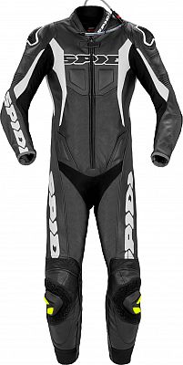 Spidi Sport Warrior Pro, Lederkombi 1tlg. perforiert - Schwarz/Weiß - 50 von Spidi