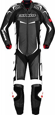 Spidi Track Wind Pro, Lederkombi 1tlg. - Schwarz/Weiß - 46 von Spidi