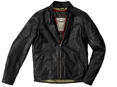 Spidi Vintage, Lederjacke - Schwarz - 50 von Spidi