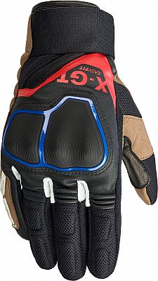 Spidi X-GT, Handschuhe - Schwarz/Braun/Rot/Blau - S von Spidi