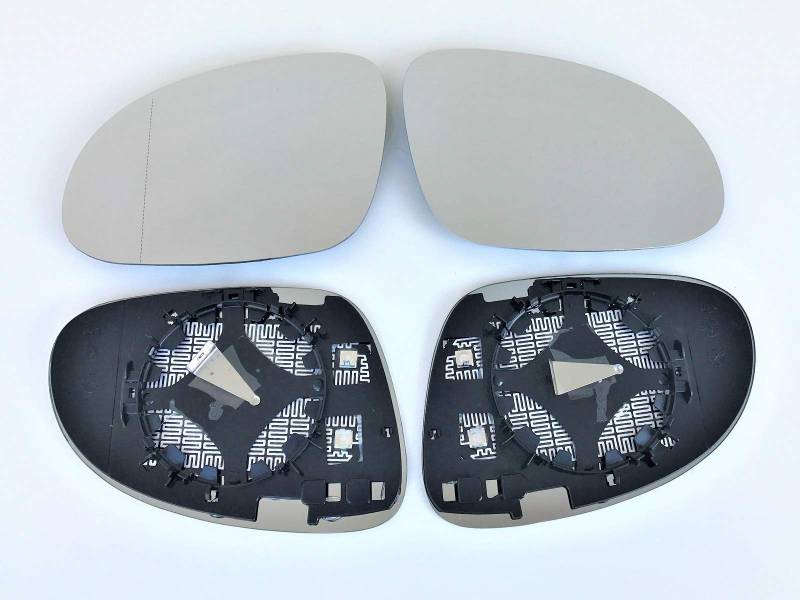 Spiegel Spiegelglas rechts und links beheizbar Passat 3B3 3B6 3C2 und 3C5 von 11/2003 bis 11/2010 für Außenspiegel elektrisch und manuell verstellbar geeignet von Pro!Carpentis