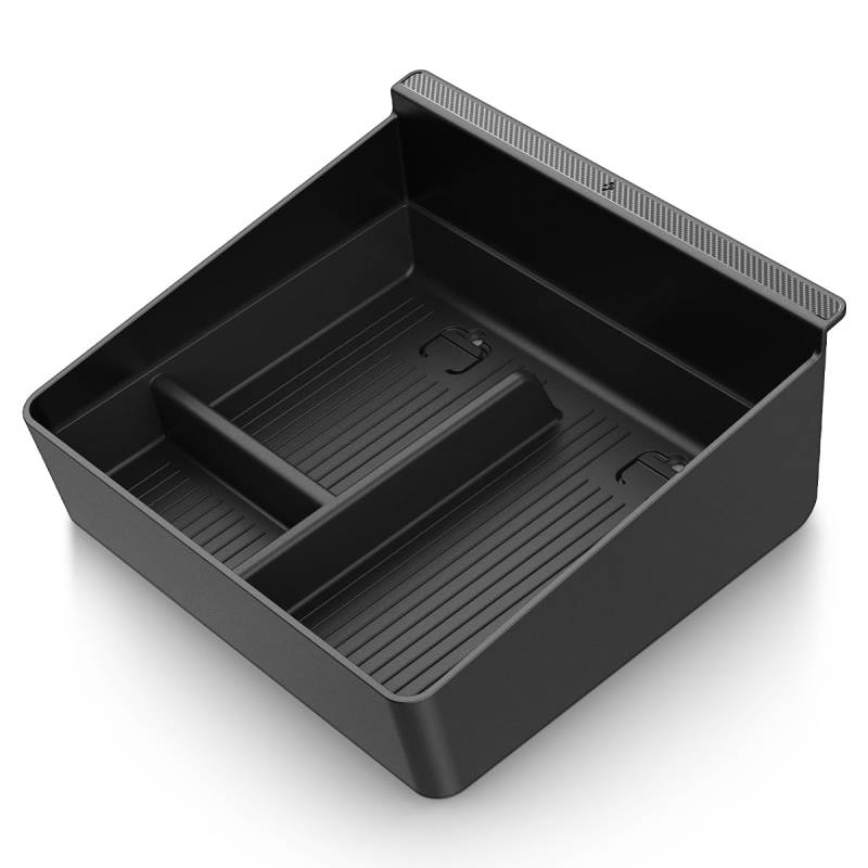 Spigen Tesla Model Y 2025 Juniper Model 3 Highland 2024 2025 Mittelkonsole Organizer Armlehnenablage Zubehör für Model Y Juniper 2025 und 3 Highland 2024 Zubehör - Carbon Edition von Spigen