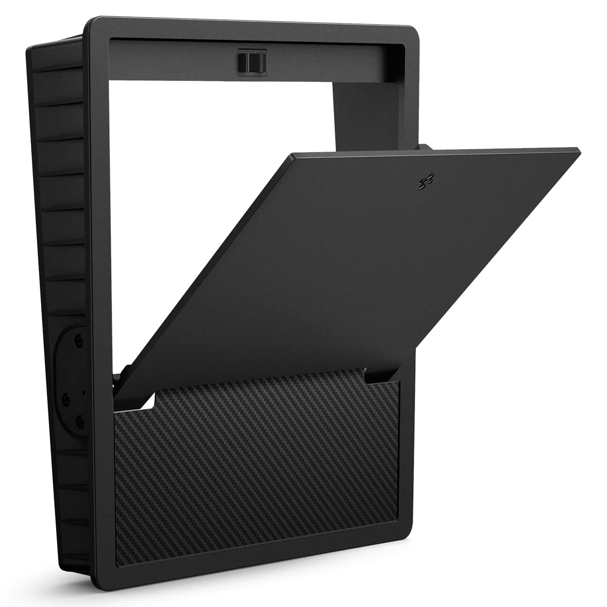 Spigen One-Touch Versteckte Aufbewahrungsbox (Carbon Edition) Entworfen für Tesla Model 3/Y Mittelkonsolen-Organizer-Armlehne von Spigen