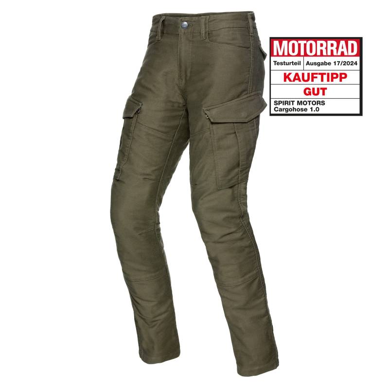 Spirit Motors Cargo Hose 1.0 grün 34/32 Herren von Spirit Motors