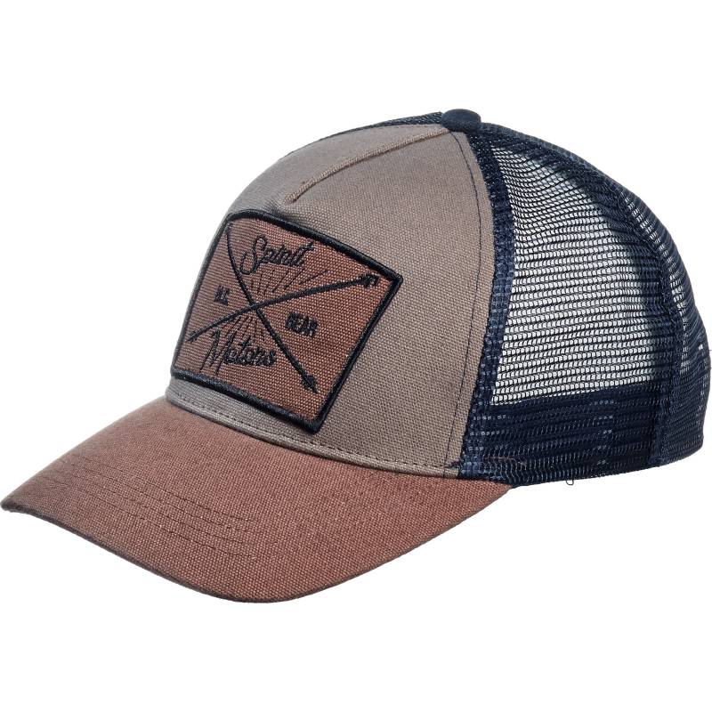 Spirit Motors Retro Trucker Cap 1.0 braun/blau von Spirit Motors