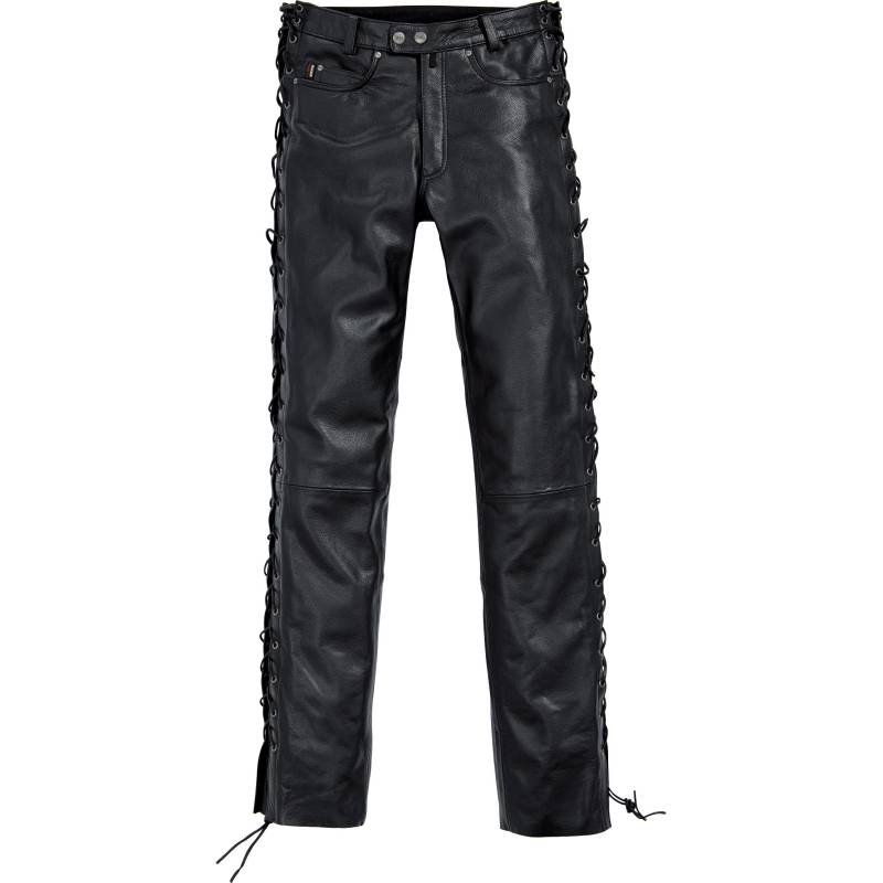 Spirit Motors Schnür-Lederhose 1.0 schwarz XS von Spirit Motors