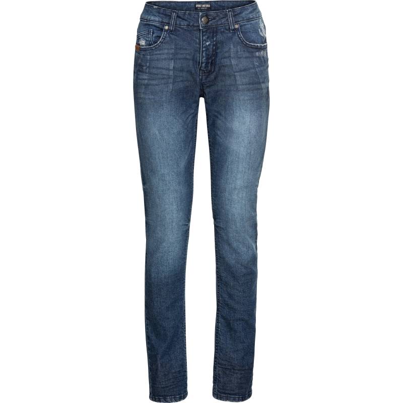 Spirit Motors Slim Mid Miley Damen Jeans blau 36/32 Damen von Spirit Motors