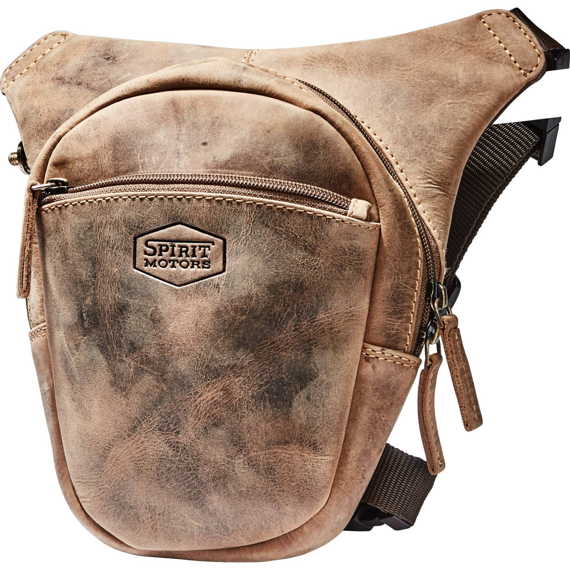 Spirit Motors Vintage Biker-Legbag – Rindleder – 0,6L – Braun 0,6 Liter Spirit Motors Vintage Biker-Legbag – Rindleder – 0,6L – Braun 0,6 Liter von Spirit Motors