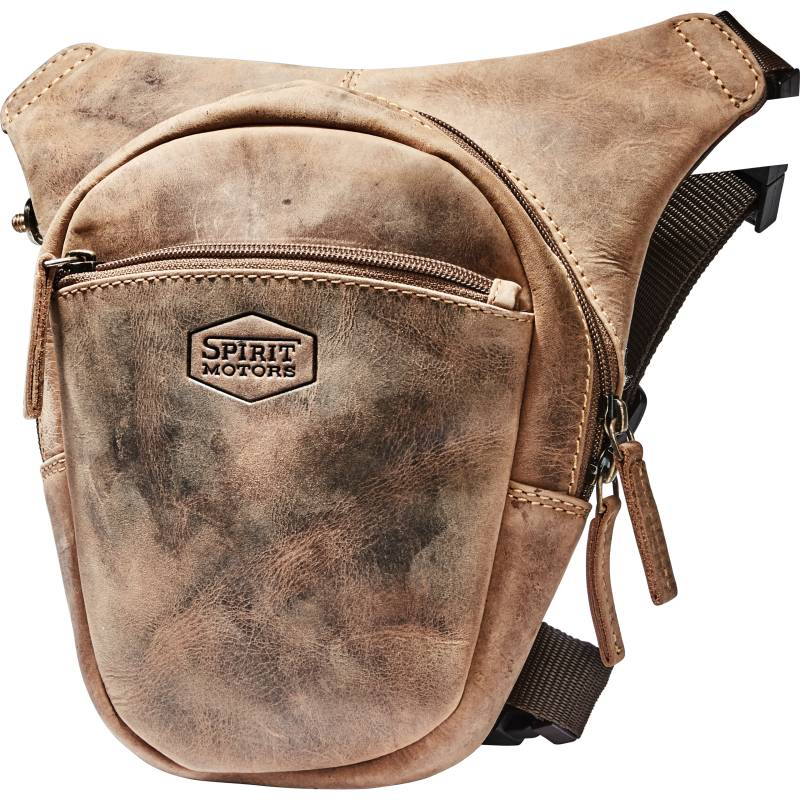 Spirit Motors Vintage Biker-Legbag braun von Spirit Motors