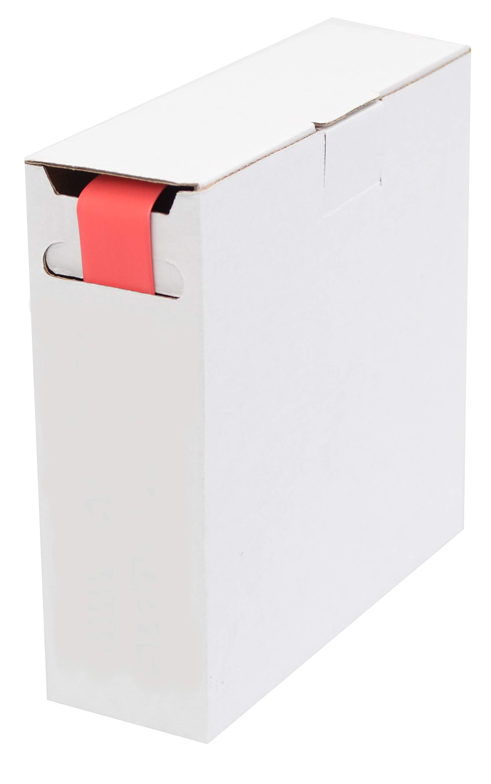 Intratec Schrumpfschlauch 19,0 mm (geschrumpft ca. 9,5 mm), Rot – 5 m Meterware in Spenderbox, Schrumpfrate 2:1 – UL 224, -55 °C bis +125 °C, zur Kabelisolierung & Kennzeichnung von Spitzenspannung Elektrotechnik