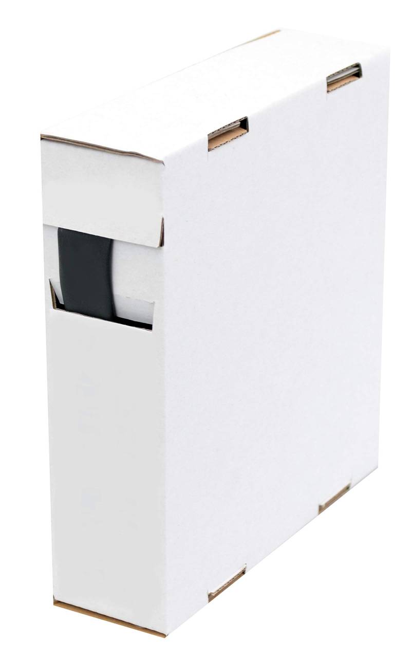Intratec Schrumpfschlauch 9,5 mm (geschrumpft ca. 4,8 mm), Schwarz – 8 m Meterware in Spenderbox, Schrumpfrate 2:1 – UL 224, -55 °C bis +125 °C, zur Kabelisolierung & Kennzeichnung von Spitzenspannung Elektrotechnik