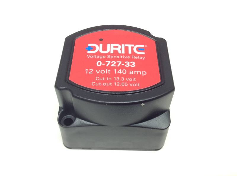 12 V 140 A Durite 0-727-33 spannungsempfindliches/intelligentes Split-Laderelais von WITPOCE