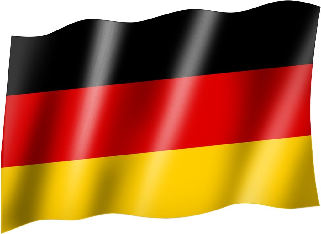 sportfanshop24 Flagge/Fahne Deutschland Staatsflagge/Landesflagge/Hissflagge mit Ösen 150x90 cm, sehr Gute Qualität von Sportfanshop24
