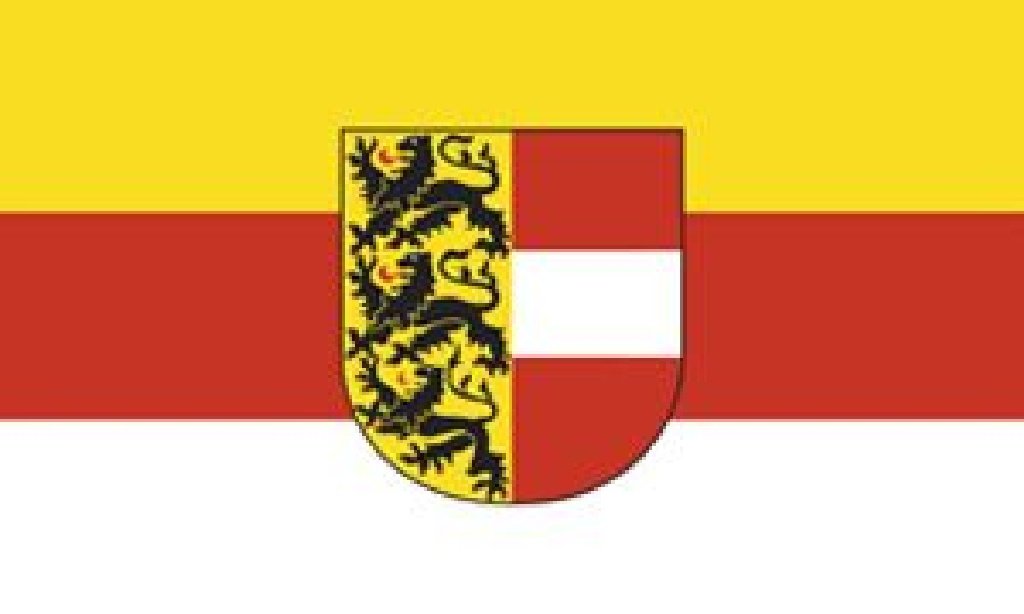 Flagge/Fahne KÄRNTEN mit Wappen Staatsflagge/Landesflagge/Hissflagge mit Ösen 150x90 cm, gute Qualität von Sportfanshop24